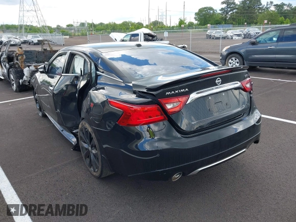 2017 Nissan Maxima SR with VIN 1N4AA6AP9HC391679, listed as a IAAI auction lot 41070687 with 141,355 mi miles and . Bid and sale history available at DreamBid. Image 3.