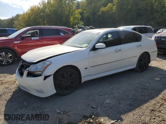 2008 Infiniti M with VIN JNKAY01F98M651369, listed as a Copart auction lot 70966624 with 164,593 mi miles and Salvage Title. Bid and sale history available at DreamBid. Image 1.