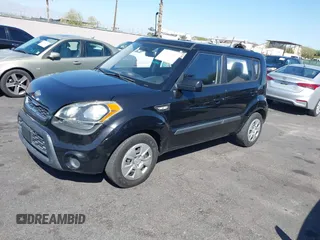 2012 Kia Soul with VIN KNDJT2A52C7743482, listed as a IAAI auction lot 41953108 with 116,188 mi miles. Bid and sale history available at carsss.com. Image 2.