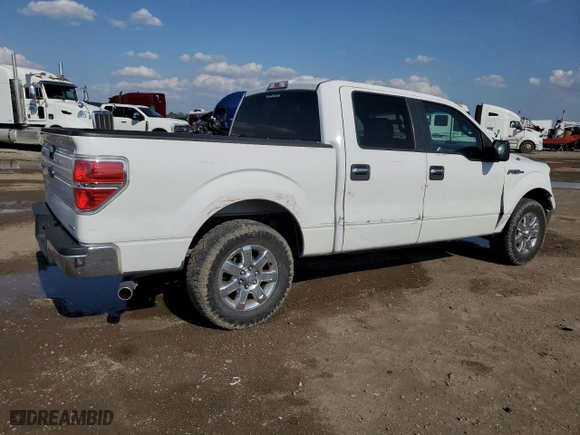 2013 Ford F-150 XL with VIN 1FTFW1CFXDKE20745, listed as a Copart auction lot 49676585 with 116,497 mi miles and Salvage Title. Bid and sale history available at carsss.com. Image 3.