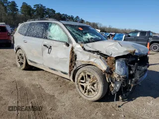 2024 Kia Telluride SX Prestige X-Line with VIN 5XYP5DGC9RG455959, listed as a Copart auction lot 48055685 with 20,199 mi miles and Salvage Title. Bid and sale history available at DreamBid. Image 4.