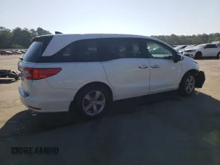 2020 Honda Odyssey EX-L z VIN 5FNRL6H70LB028163, wystawiony jako Copart lot #53289695 z przebiegiem 72 114 mil mil oraz Szkoda całkowita • Salvage title. Historia ofert i sprzedaży dostępna na DreamBid. Obrazek 3.