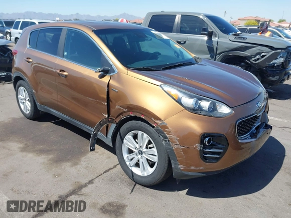 2017 Kia Sportage LX z VIN KNDPMCAC5H7121297, wystawiony jako IAAI lot #42088915 z przebiegiem 91 374 mil mil oraz . Historia ofert i sprzedaży dostępna na DreamBid. Obrazek 1.