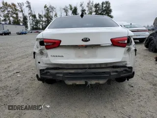 2014 Kia Cadenza Premium with VIN KNALN4D75E5162825, listed as a Copart auction lot 71092014 with 99,637 mi miles and Salvage Title. Bid and sale history available at carsss.com. Image 6.