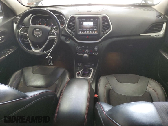 2014 Jeep Cherokee Trailhawk with VIN 1C4PJMBS6EW188531, listed as a Copart auction lot 50548105 with 108,081 mi miles and Salvage Title. Bid and sale history available at carsss.com. Image 8.