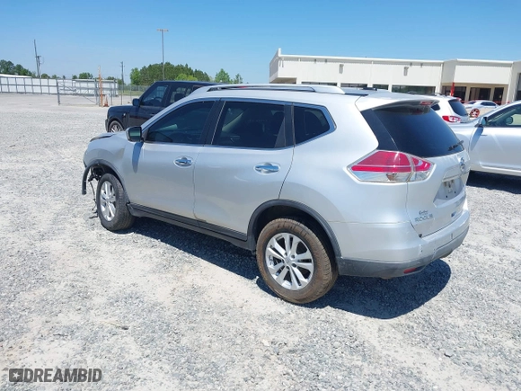 2016 Nissan Rogue S with VIN KNMAT2MV9GP604435, listed as a IAAI auction lot 42041428 with 161,948 mi miles. Bid and sale history available at carsss.com. Image 3.