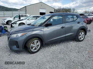 2022 Nissan Kicks S with VIN 3N1CP5BV6NL493761, listed as a Copart auction lot 50304265 with 25,562 mi miles and Salvage Title. Bid and sale history available at carsss.com. Image 1.