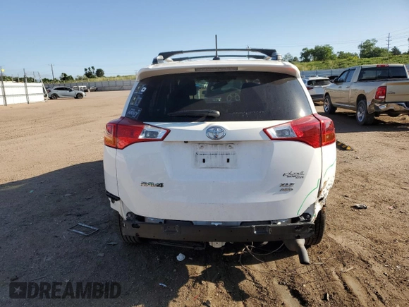 2013 Toyota RAV4 XLE with VIN 2T3RFREV1DW016188, listed as a Copart auction lot 62016945 with 60,912 mi miles and Salvage title. Bid and sale history available at DreamBid. Image 6.
