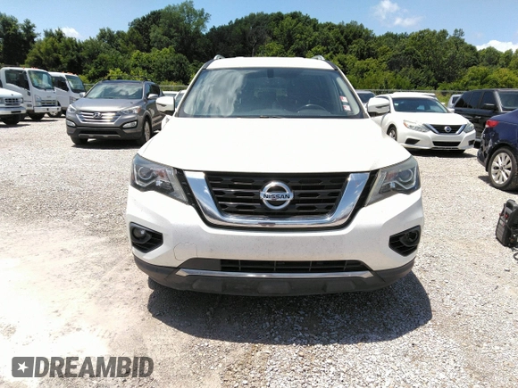 2017 Nissan Pathfinder SV with VIN 5N1DR2MN8HC665291, listed as a IAAI auction lot 42560354 with 190,336 mi miles and . Bid and sale history available at DreamBid. Image 12.