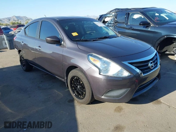2015 Nissan Versa SV with VIN 3N1CN7AP5FL855424, listed as a IAAI auction lot 41974356 with 85,426 mi miles. Bid and sale history available at carsss.com. Image 1.