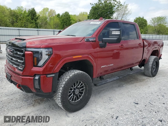 2024 GMC Sierra 2500HD AT4 z VIN 1GT49PEY8RF329909, wystawiony jako Copart lot #53800615 z przebiegiem 12 863 mil mil oraz Szkoda całkowita • Salvage title. Historia ofert i sprzedaży dostępna na DreamBid. Obrazek 1.