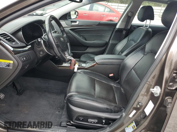 2014 Kia Cadenza Premium with VIN KNALN4D71E5129725, listed as a Copart auction lot 79110494 with 76,919 mi miles and Salvage Title. Bid and sale history available at carsss.com. Image 7.