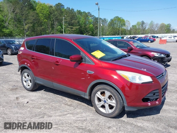 2015 Ford Escape SE with VIN 1FMCU0G78FUB55784, listed as a IAAI auction lot 41988497 with 157,440 mi miles and . Bid and sale history available at DreamBid. Image 1.