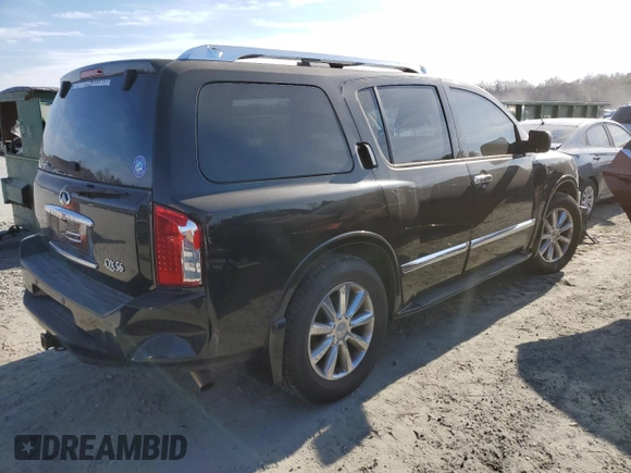 2008 Infiniti QX56 with VIN 5N3AA08C98N913602, listed as a Copart auction lot 83480504 with 188,859 mi miles and Non Repairable. Bid and sale history available at carsss.com. Image 3.