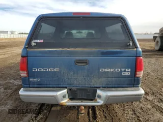 2004 Dodge Dakota SLT with VIN 1D7HG42N74S687010, listed as a Copart auction lot 46984265 with 249,297 mi miles and Salvage Title. Bid and sale history available at carsss.com. Image 6.