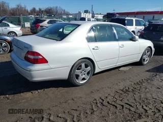 2005 Lexus LS 430 z VIN JTHBN36F855003387, wystawiony jako IAAI lot #41455883 z przebiegiem 279 683 mil mil oraz . Historia ofert i sprzedaży dostępna na DreamBid. Obrazek 4.