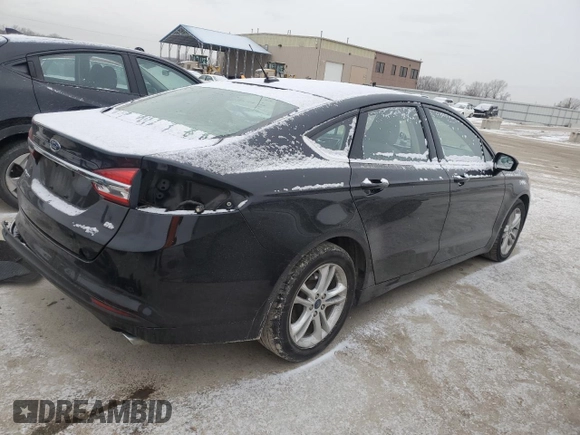 2018 Ford Fusion SE with VIN 3FA6P0H72JR106657, listed as a Copart auction lot 45039445 with 77,893 mi miles and Salvage Title. Bid and sale history available at carsss.com. Image 3.