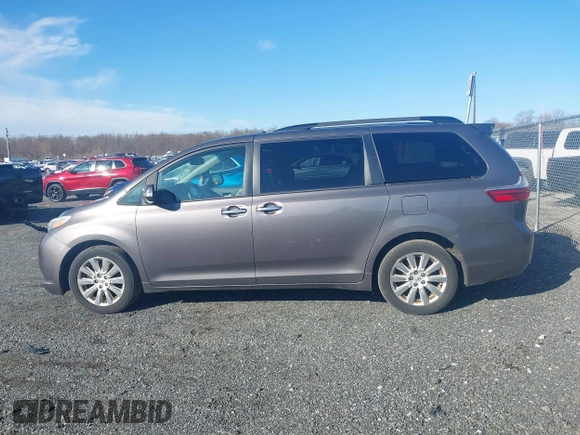 2016 Toyota Sienna Ltd with VIN 5TDDK3DC9GS140380, listed as a IAAI auction lot 41753383 with 215,123 mi miles. Bid and sale history available at carsss.com. Image 14.