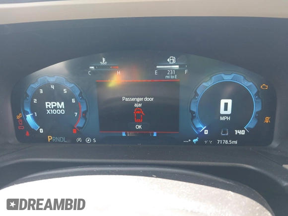 2025 Ford Bronco Sport Big Bend with VIN 3FMCR9BN5SRE22716, listed as a IAAI auction lot 42773441 with 7,178 mi miles and . Bid and sale history available at DreamBid. Image 7.