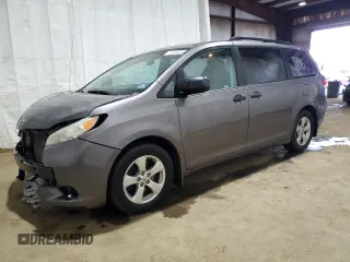 2013 Toyota Sienna L with VIN 5TDZK3DC8DS331743, listed as a Copart auction lot 52240415 with 188,133 mi miles and Salvage title. Bid and sale history available at DreamBid. Image 1.