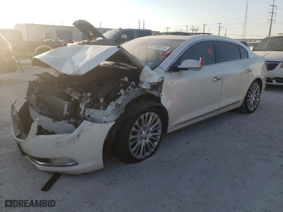 2014 Buick LaCrosse Premium II with VIN 1G4GF5G33EF173327, listed as a Copart auction lot 71795114 with 0 mi miles and Salvage Title. Bid and sale history available at carsss.com. Image 1.