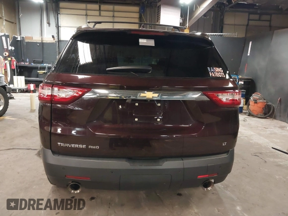 2021 Chevrolet Traverse LT Cloth with VIN 1GNEVGKW0MJ213636, listed as a IAAI auction lot 42084923 with 45,233 mi miles. Bid and sale history available at carsss.com. Image 16.
