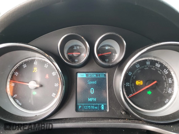 2013 Buick Regal Turbo Premium 1 with VIN 2G4GS5EVXD9228203, listed as a Copart auction lot 57750785 with 127,578 mi miles and Salvage title. Bid and sale history available at DreamBid. Image 9.