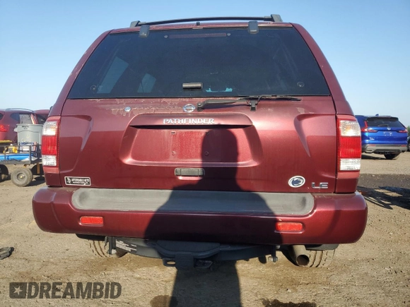 2003 Nissan Pathfinder LE with VIN JN8DR09Y83W831073, listed as a Copart auction lot 62382265 with 94,596 mi miles and Salvage title. Bid and sale history available at DreamBid. Image 6.