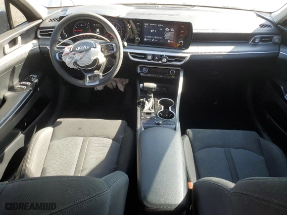 2021 Kia K5 LX with VIN 5XXG24J25MG001598, listed as a Copart auction lot 49358575 with 99,071 mi miles and Salvage Title. Bid and sale history available at carsss.com. Image 8.