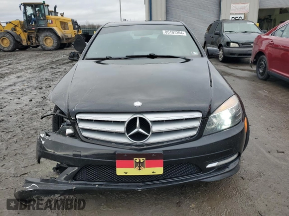 2011 Mercedes-Benz C 300 Sport with VIN WDDGF8BB6BR159832, listed as a Copart auction lot 85197364 with 117,975 mi miles and Salvage title. Bid and sale history available at DreamBid. Image 5.