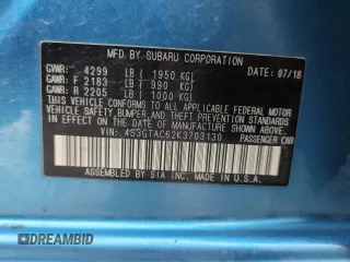 2019 Subaru Impreza Premium with VIN 4S3GTAC62K3703130, listed as a Copart auction lot 51607785 with 67,550 mi miles and Salvage Title. Bid and sale history available at DreamBid. Image 12.