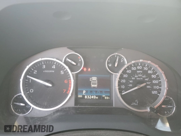 2017 Toyota Tundra 2WD SR5 with VIN 5TFEY5F13HX223809, listed as a Copart auction lot 45572755 with 83,249 mi miles and Salvage Title. Bid and sale history available at carsss.com. Image 9.