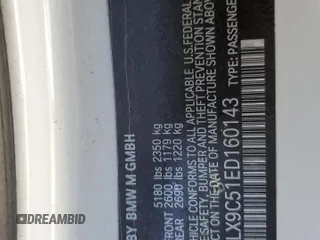 2014 BMW M6 z VIN WBSLX9C51ED160143, wystawiony jako Copart lot #50762185 z przebiegiem 91 718 mil mil oraz Szkody całkowita. Historia ofert i sprzedaży dostępna na DreamBid. Obrazek 12.