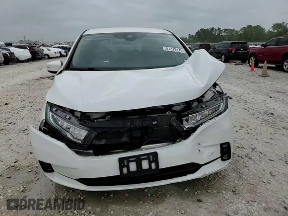 2021 Honda Odyssey EX with VIN 5FNRL6H56MB025283, listed as a Copart auction lot 51373475 with 25,851 mi miles and Salvage Title. Bid and sale history available at DreamBid. Image 15.