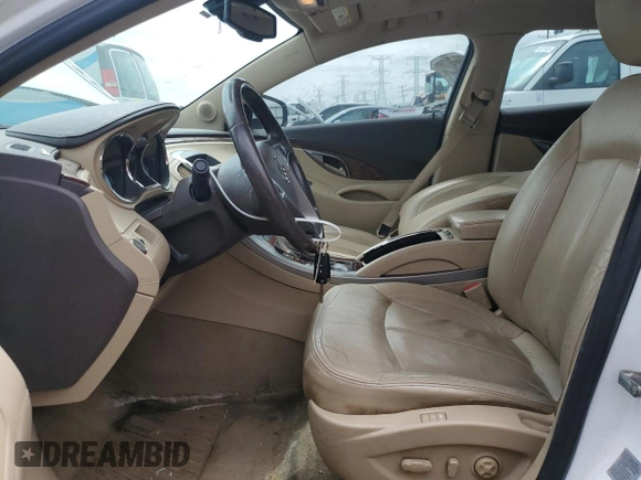 2012 Buick LaCrosse Premium 1 with VIN 1G4GE5E30CF210871, listed as a Copart auction lot 54541725 with 131,098 mi miles and Salvage title. Bid and sale history available at DreamBid. Image 7.