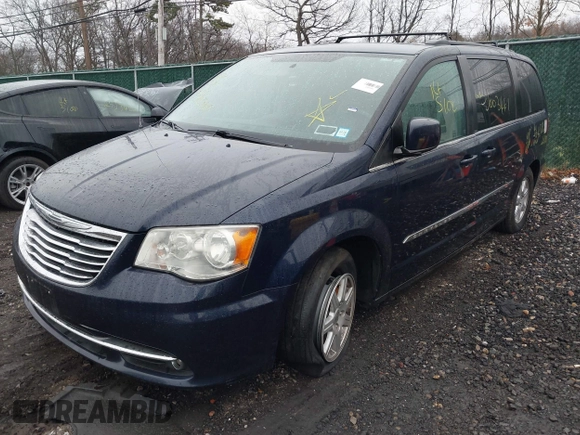 2012 Chrysler Town & Country Touring with VIN 2C4RC1BG4CR216670, listed as a IAAI auction lot 41950320 with 156,359 mi miles. Bid and sale history available at carsss.com. Image 2.