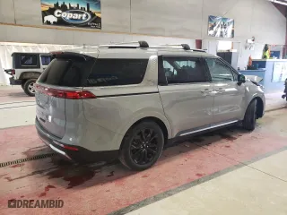 2023 Kia Carnival SX Prestige with VIN KNDNE5H3XP6202788, listed as a Copart auction lot 75321994 with 21,642 mi miles and Salvage Title. Bid and sale history available at carsss.com. Image 3.