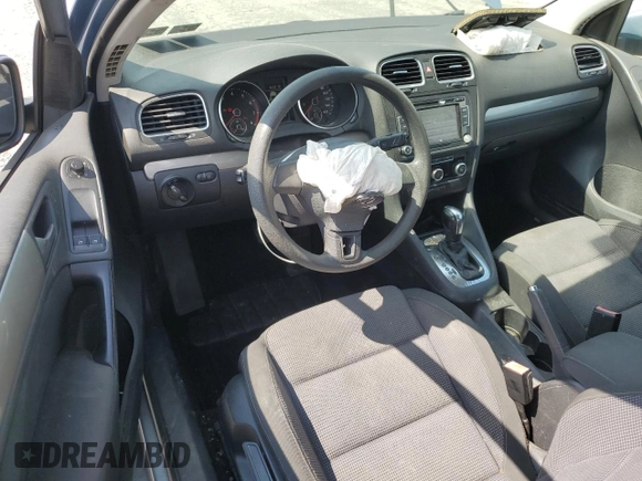 2012 Volkswagen Golf w/Conv & Sunroof with VIN WVWBB7AJ3CW139964, listed as a Copart auction lot 61298795 with 128,891 mi miles and Salvage title. Bid and sale history available at DreamBid. Image 8.