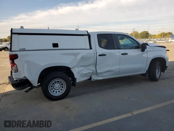2022 Chevrolet Silverado 1500 Work Truck with VIN 1GCRDAED7NZ540770, listed as a Copart auction lot 74632704 with 69,567 mi miles and Salvage Title. Bid and sale history available at DreamBid. Image 3.