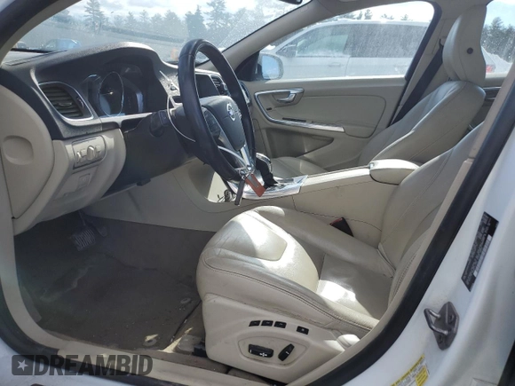 2015 Volvo S60 T5 Premier with VIN YV1612TBXF1316485, listed as a Copart auction lot 44433055 with 86,162 mi miles and Salvage Title. Bid and sale history available at carsss.com. Image 7.