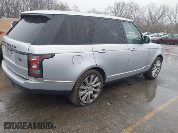 2014 Land Rover Range Rover HSE with VIN SALGS2WF7EA168583, listed as a IAAI auction lot 41452051 with 140,781 mi miles and . Bid and sale history available at DreamBid. Image 4.