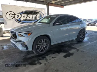 2024 Mercedes-Benz GLE 53 AMG with VIN 4JGFD6BB6RB224418, listed as a Copart auction lot 59347865 with 19,852 mi miles and Salvage title. Bid and sale history available at DreamBid. Image 1.
