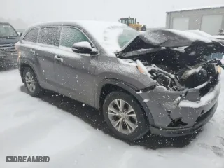 2014 Toyota Highlander XLE with VIN 5TDJKRFH2ES030900, listed as a Copart auction lot 46245735 with 97,371 mi miles and Salvage Title. Bid and sale history available at carsss.com. Image 4.