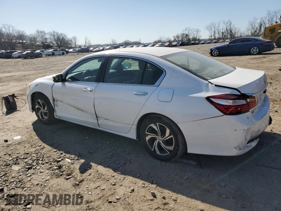 2016 Honda Accord Sedan LX with VIN 1HGCR2F34GA106926, listed as a Copart auction lot 48406845 with 201,620 mi miles and Salvage Title. Bid and sale history available at carsss.com. Image 2.