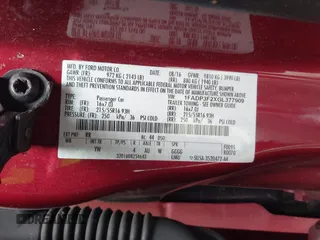 2016 Ford Focus SE with VIN 1FADP3F2XGL377909, listed as a IAAI auction lot 42144566 with 94,045 mi miles and . Bid and sale history available at carsss.com. Image 9.