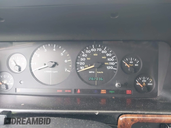 1996 Jeep Grand Cherokee with VIN 1J4EZ58Y7TC128302, listed as a IAAI auction lot 42643449 with 282,036 mi miles and . Bid and sale history available at DreamBid. Image 7.