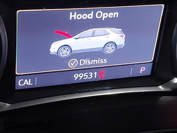 2019 Chevrolet Equinox Premier with VIN 2GNAXXEV0K6110156, listed as a IAAI auction lot 41639256 with 99,531 mi miles and . Bid and sale history available at DreamBid. Image 15.
