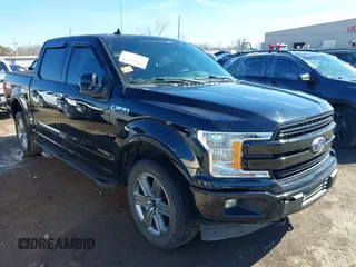 2018 Ford F-150 XL with VIN 1FTEW1E53JKD67060, listed as a IAAI auction lot 41612914 with 86,331 mi miles. Bid and sale history available at carsss.com. Image 1.