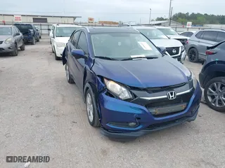 2016 Honda HR-V EX-L w/Navi with VIN 3CZRU5H7XGM746953, listed as a IAAI auction lot 41880205 with 150,211 mi miles. Bid and sale history available at carsss.com. Image 1.