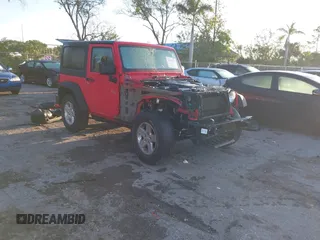 2016 Jeep Wrangler Sport with VIN 1C4AJWAG4GL260300, listed as a IAAI auction lot 41863952 with 40,337 mi miles and . Bid and sale history available at carsss.com. Image 1.